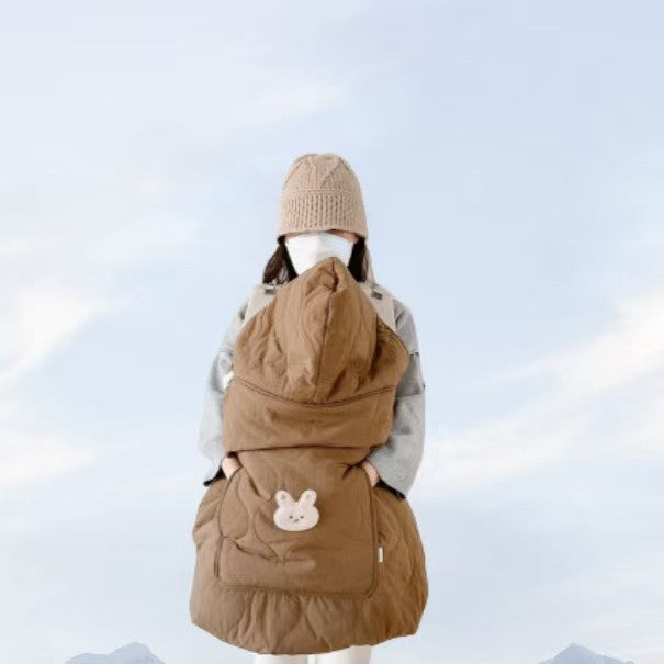 Couverture cape à capuche tête d'animal pour bébé – photo 8