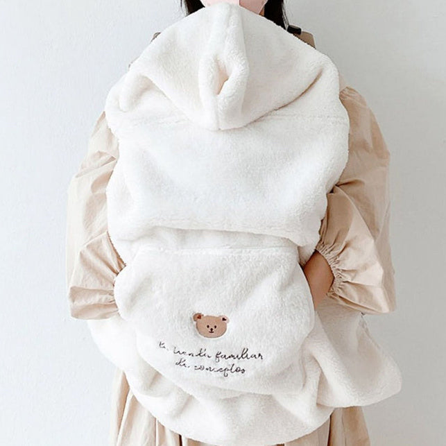 Couverture polaire brodée pour bébé – photo 4