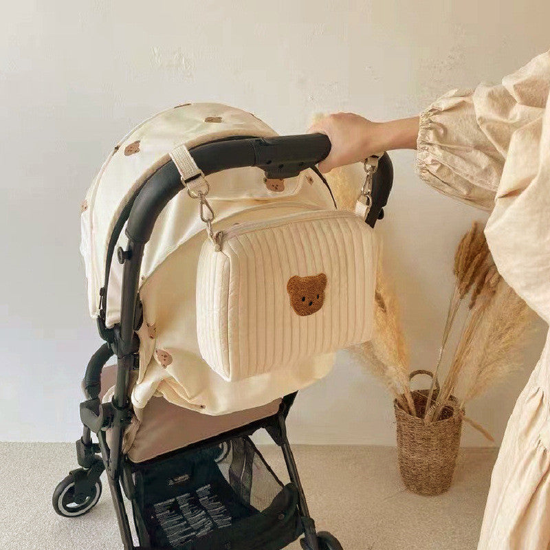 Pochette matelassée ourson pour poussette – photo 3