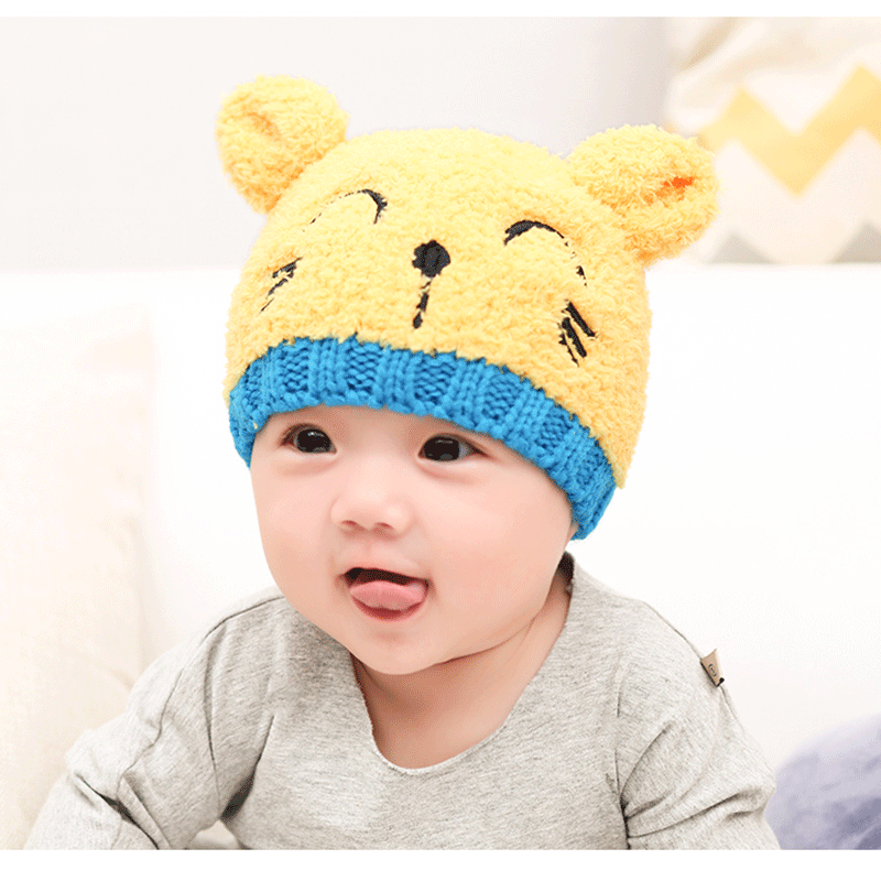 Bonnet écharpe en laine pour bébé – photo 6