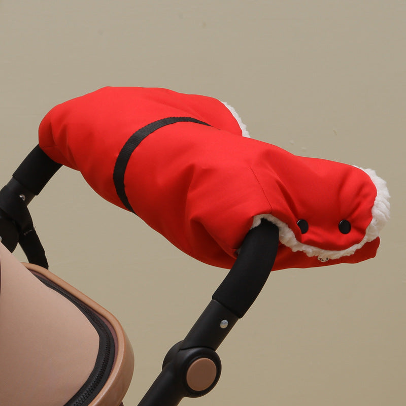 Manchons de poussette imperméables doublés polaire – Kiddomad