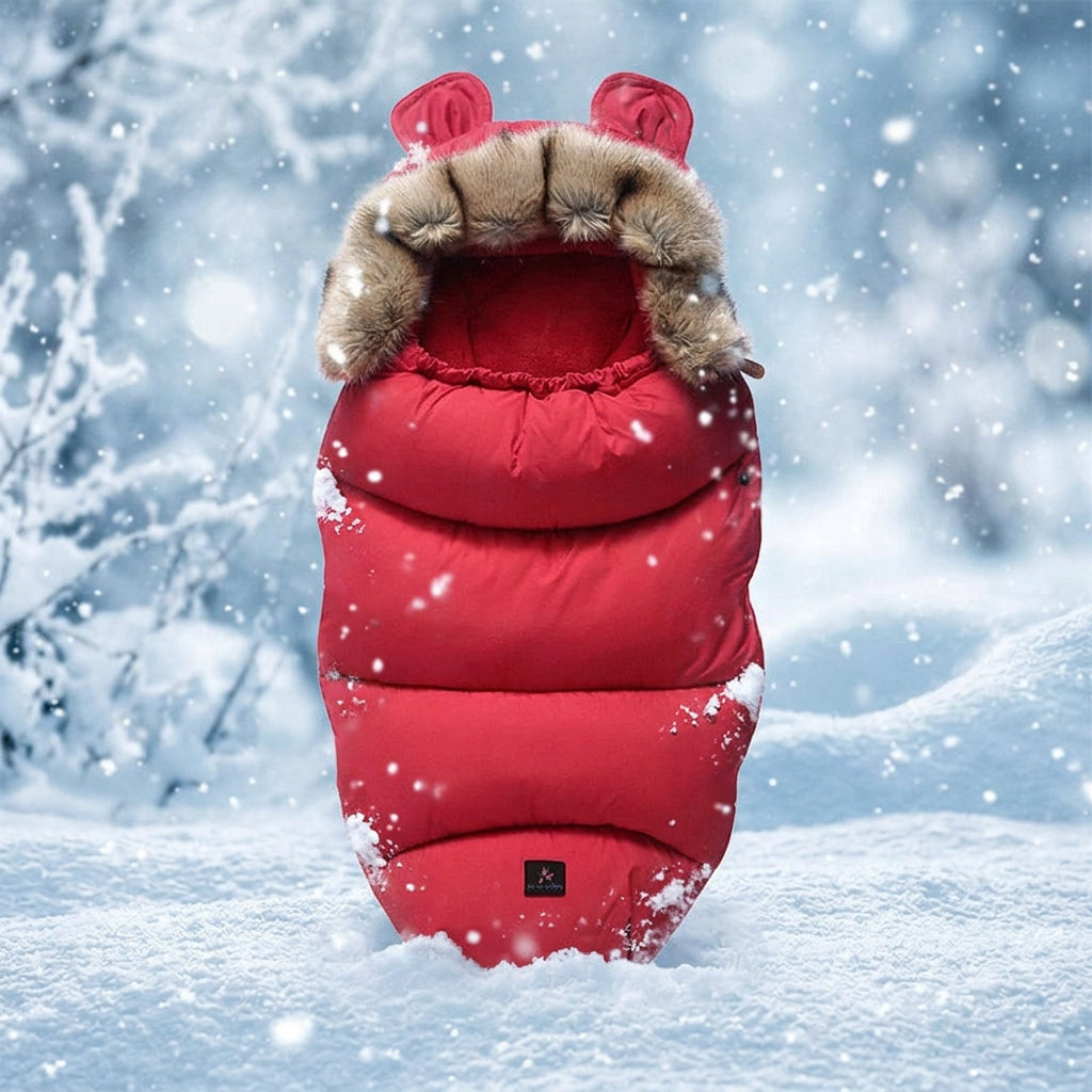 Chancelière poussette d'hiver doublée flanelle – Kiddomad
