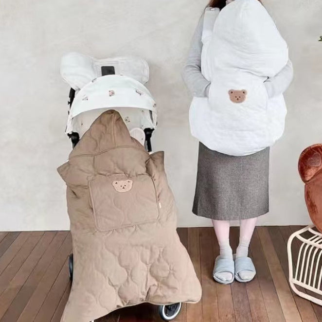 Couverture cape à capuche tête d'animal pour bébé – Kiddomad