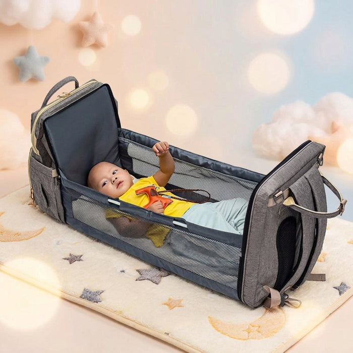 Sac à dos à langer 2 en 1 avec espace de change – Kiddomad