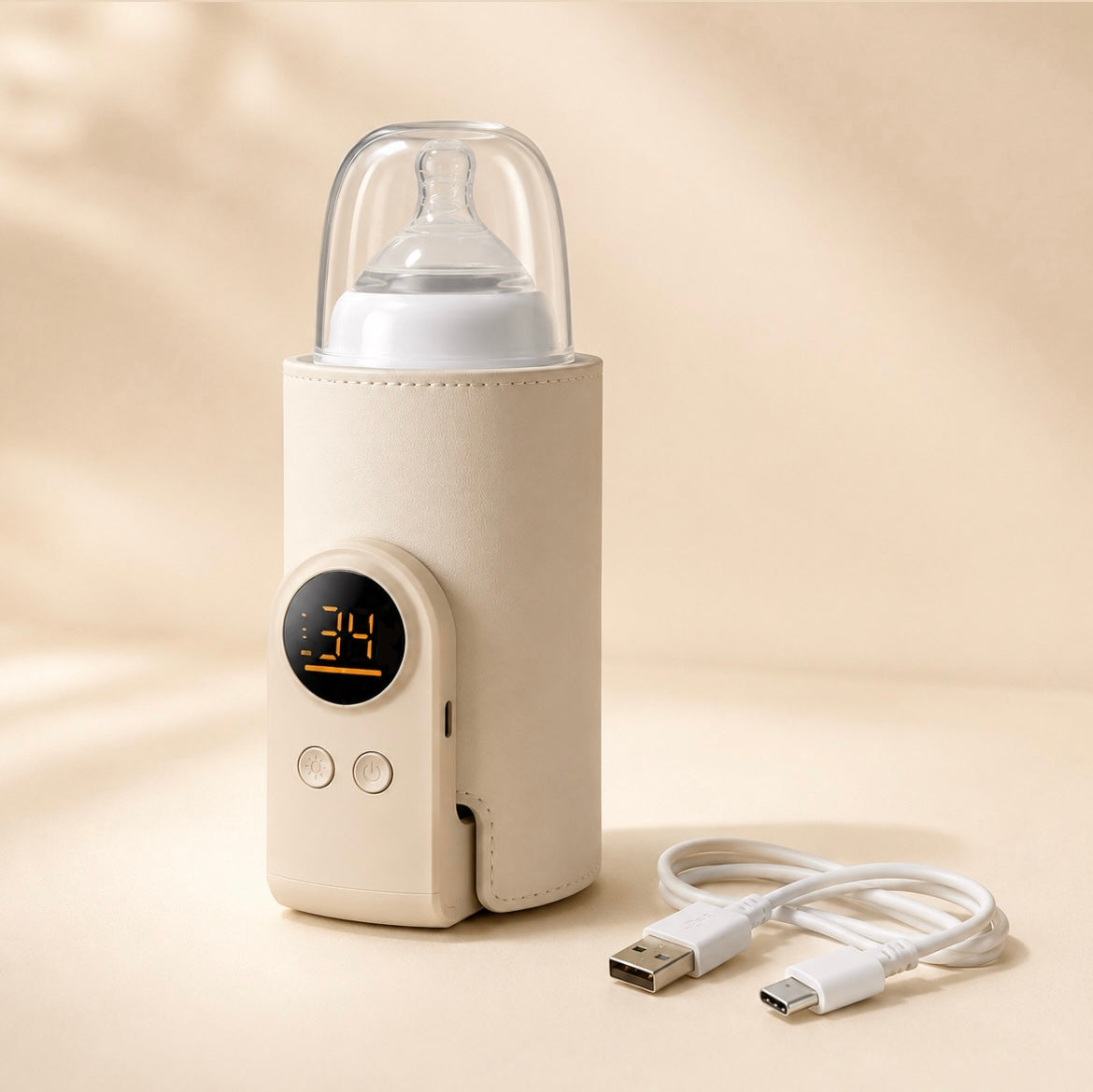 Chauffe-Biberon Portable USB à Température Ajustable