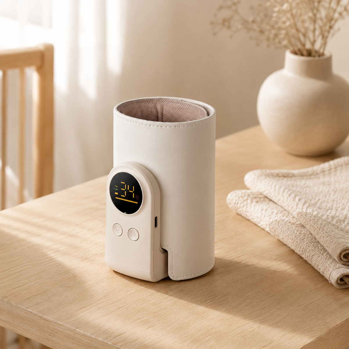 Chauffe-Biberon Portable USB à Température Ajustable