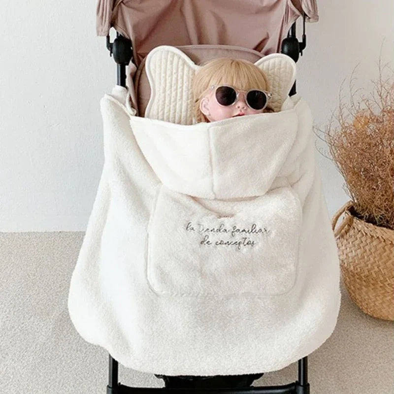 ouverture Poussette & Porte-Bébé Coupe-Vent