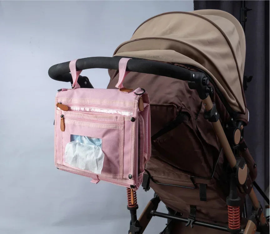 Tapis à Langer Pliable & Sac Bandoulière Nomade