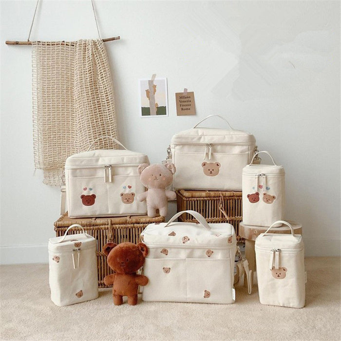 Sac isotherme brodé pour poussette – Kiddomad