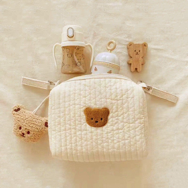 Pochette matelassée ourson pour poussette – Kiddomad