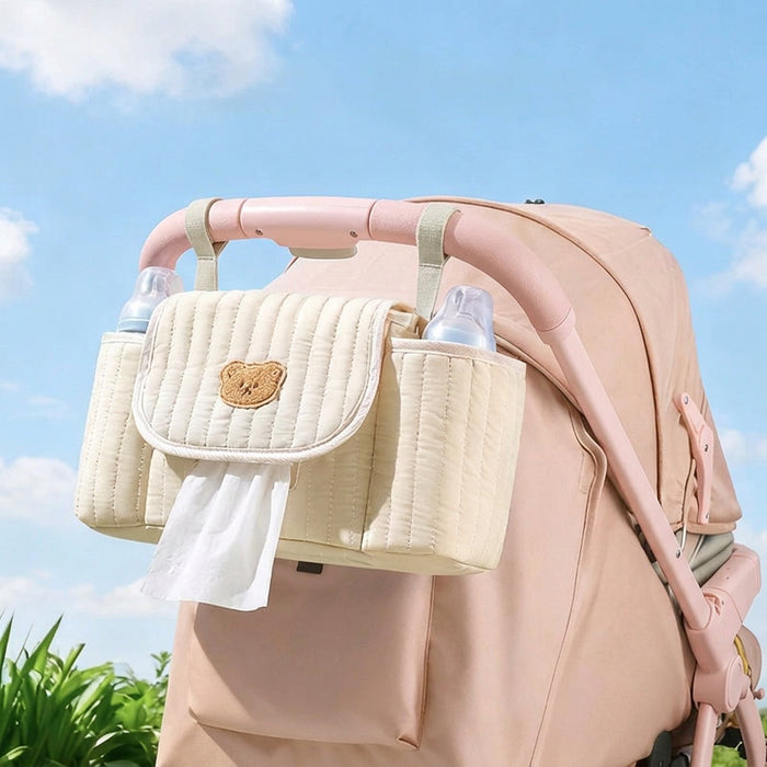 Sac à langer matelassé à bandoulière – Kiddomad