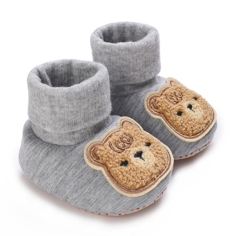 Chaussons d'hiver doublés pour enfant de 12 à 36 mois