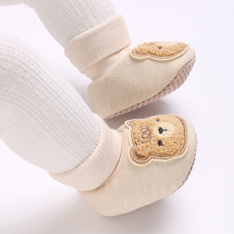 Chaussons d'hiver antidérapants pour bébé